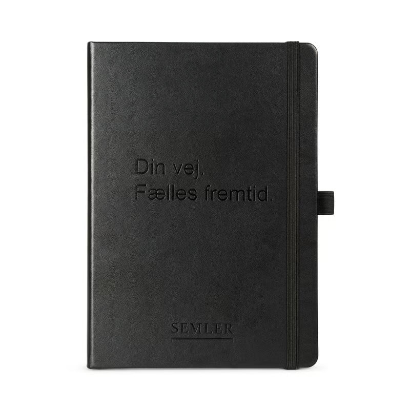 Notesbog tryk m. værdier